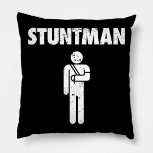 Stuntman Fractured Broken Wrist Get Well Gift Pillow