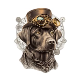 Steampunk Labrador illustration T-Shirt