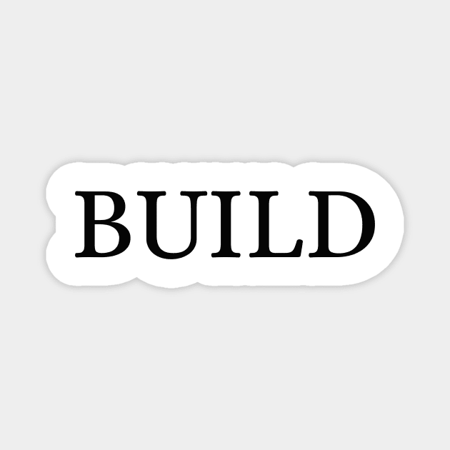 BUILD Magnet by Des