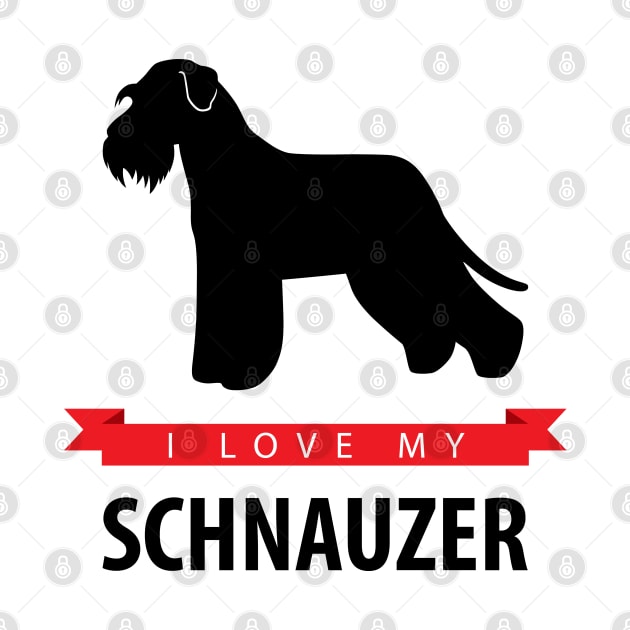 I Love My Schnauzer by millersye