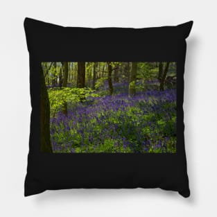 Spring Bluebell Woodlands Pillow