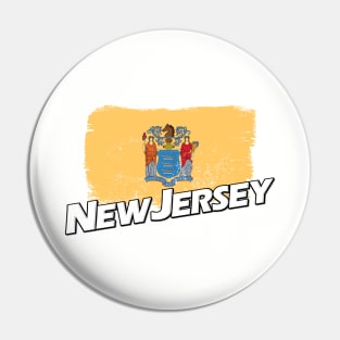 New Jersey flag Pin