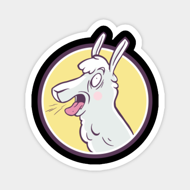 Crazy Llama Gift Ideas Llama Magnet Teepublic Au