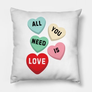 Candy Hearts Pillow