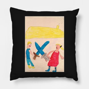 drawing child money is for the girl who did the drawing ;) Pillow