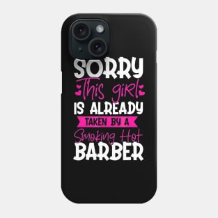 Hot barber wife hairdresser hairstylist novelty Phone Case