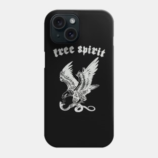 Free Spirit Distressed Eagle Phone Case