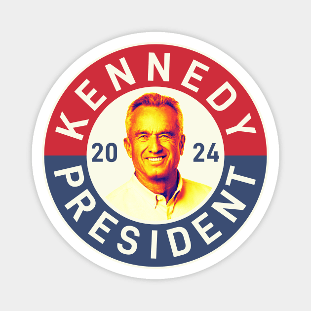 Kennedy 2024 For Presodent, rfk jr Magnet by idjie