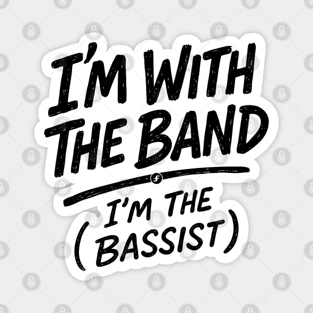 Rhythm Section King. Light Tone Magnet by filiposwear