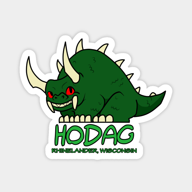 Compendium of Arcane Beasts and Critters - Hodag Magnet by taShepard