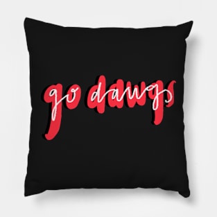 Go dawgs Pillow