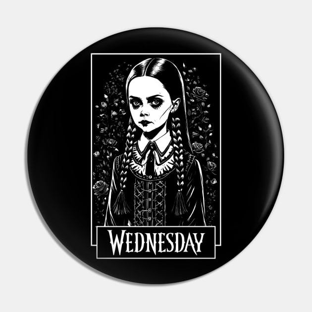 Black and White Wednesday Pin by DeathAnarchy