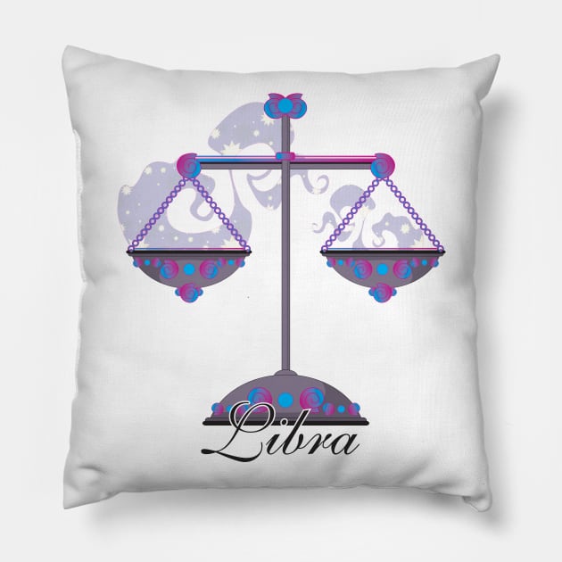 Starlight Libra Pillow by The Cuban Witch