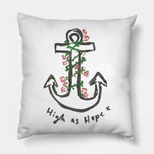 Florence Welch High As Hope Anchor Art Doodle Pillow