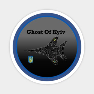 Ghost of Kyiv Ukranian American Society of Texas Magnet