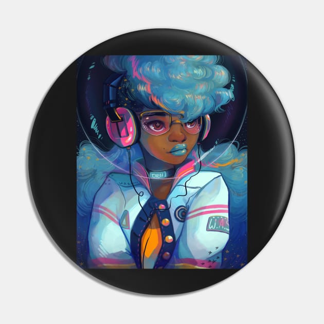 Space Letterman Pin by GDBee