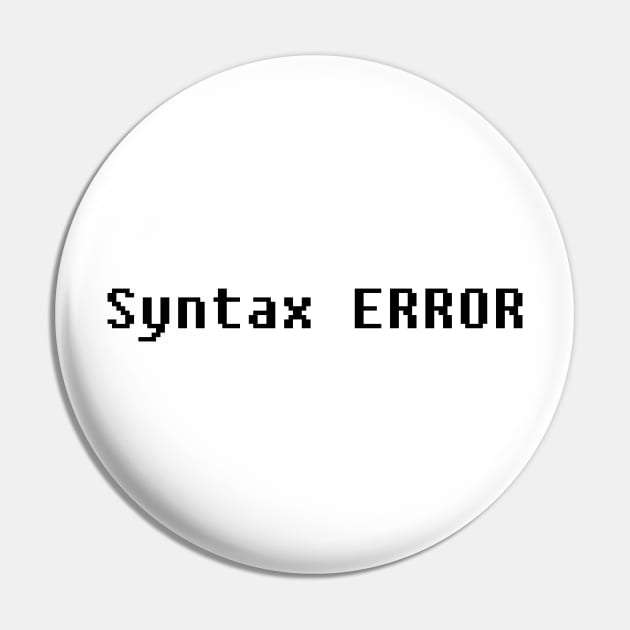Syntax Error Pin by JuanaBe