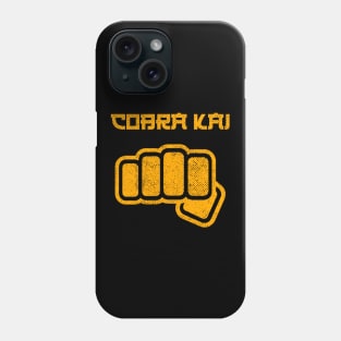 COBRA KAI design ✅ strike first nostalgia 80s tv yellow version Phone Case