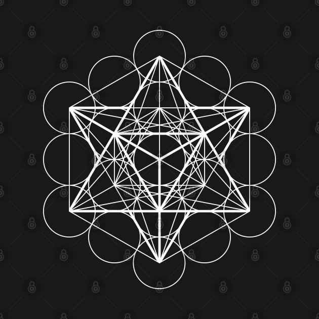 Metatron's Cube Merkaba Sacred Geometry by LadyMoldavite