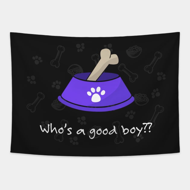 Who's a good boy?? 🐶 Tapestry by thetobybear