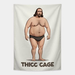 THICC CAGE Tapestry