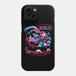 Paws Of Death - Evil Cat Reaper Phone Case