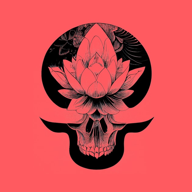 lotus Skull by Nocturnal Designs