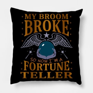 Fortune Teller/ Tarot Halloween design Pillow