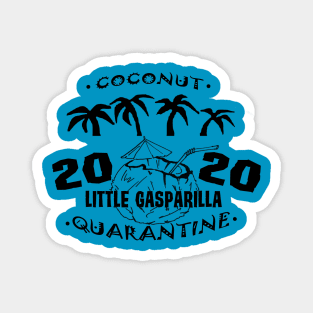 Coconut Quarantine - Little Gasparilla Island Magnet
