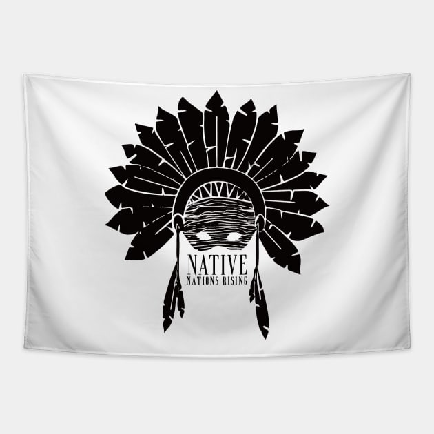 'Native Nations Rising' Social Inclusion Shirt Tapestry by ourwackyhome