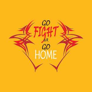 vector design - go fight T-Shirt