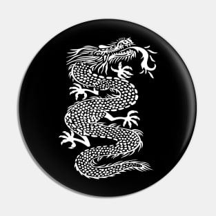 White Dragon Pin