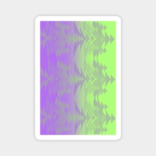 Pattern violet green Magnet