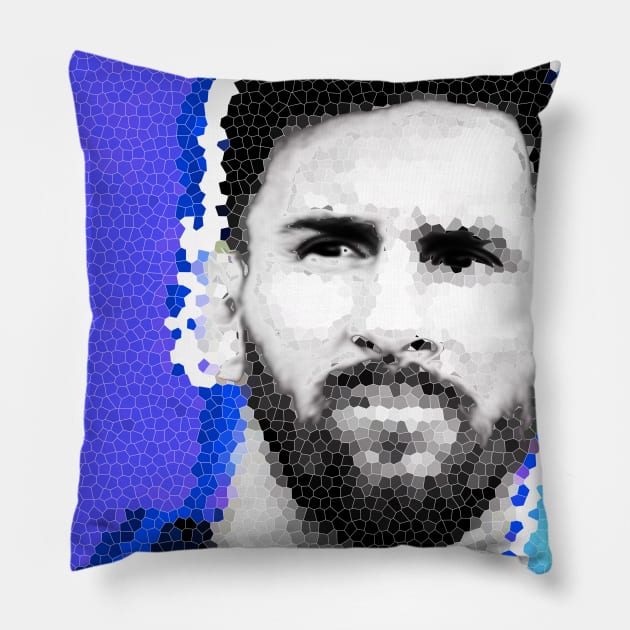 Lionel Messi Pillow by Nixo