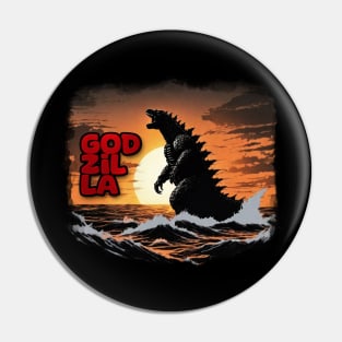 Godzilla Pin