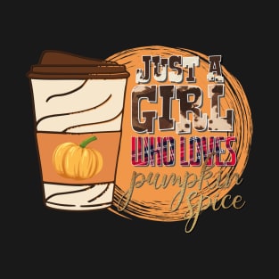 Just A Girl Who Loves Pumkin space T-Shirt