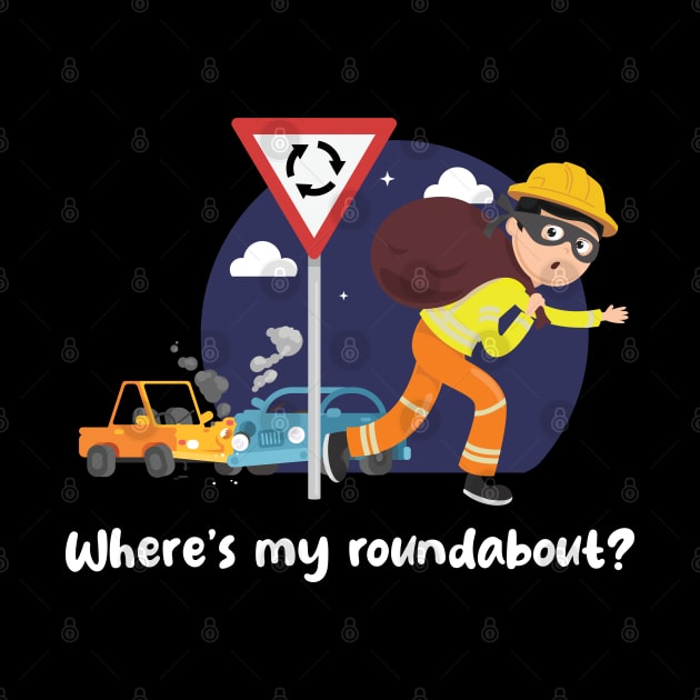 Where's my roundabout (on dark colors) by Messy Nessie