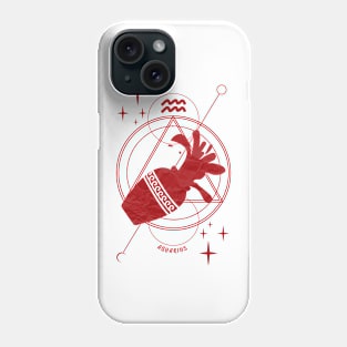 Zodiac, Aquarius, Astrology, Star sign, Stars Phone Case