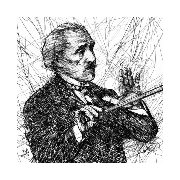 ARTURO TOSCANINI ink portrait .2 by lautir