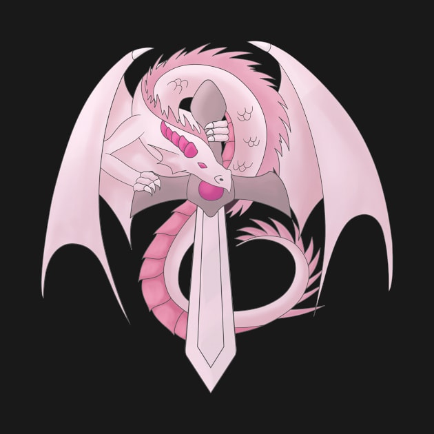 Rose Sword Dragon by BiscuitSnack