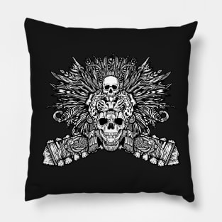 Jaguar Skull Mask Pillow