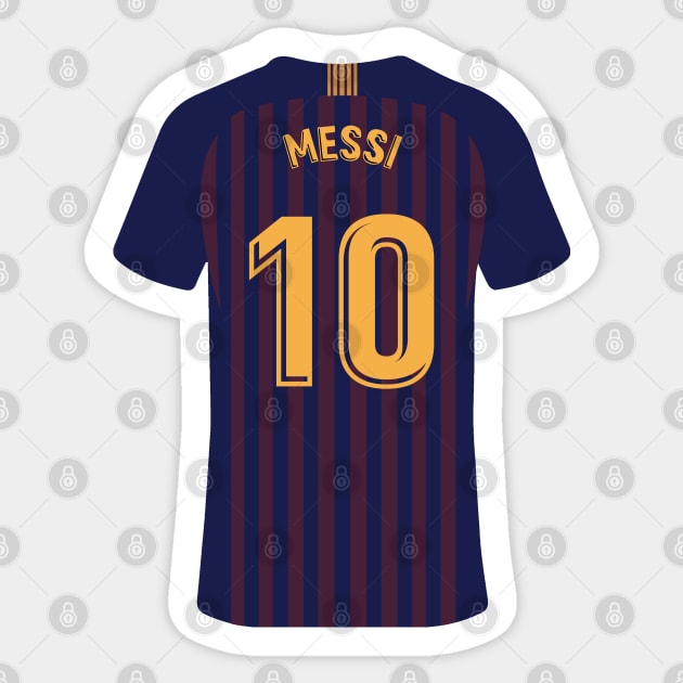 Lionel Messi Jersey Sticker | Sticker