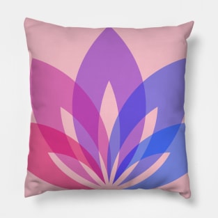 Purple Lotus flower Pillow