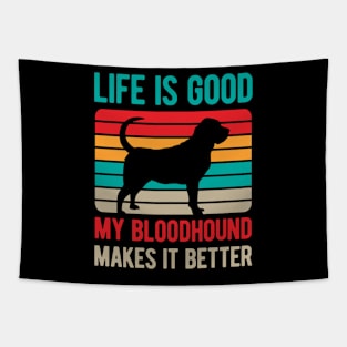 Funny Bloodhound Dog Tapestry