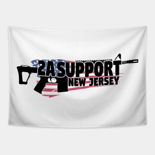 2A Support New Jersey USA Tapestry