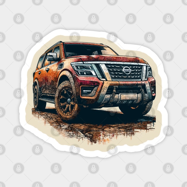 Nissan Armada Magnet by Vehicles-Art