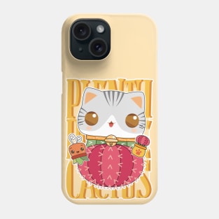 Moon Cactus Cat Phone Case