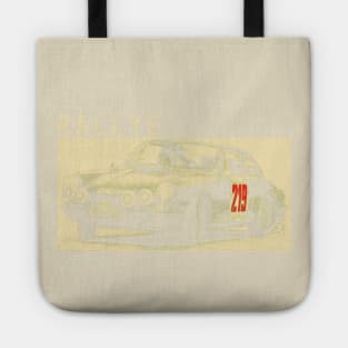 classic rally car Tote