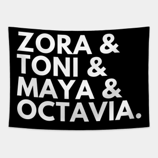 Zora & Toni & Maya & Octavia T-Shirt Tapestry