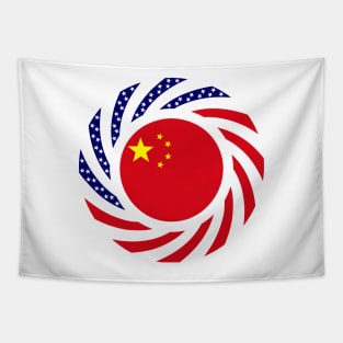 Chinese American Multinational Patriot Flag Tapestry